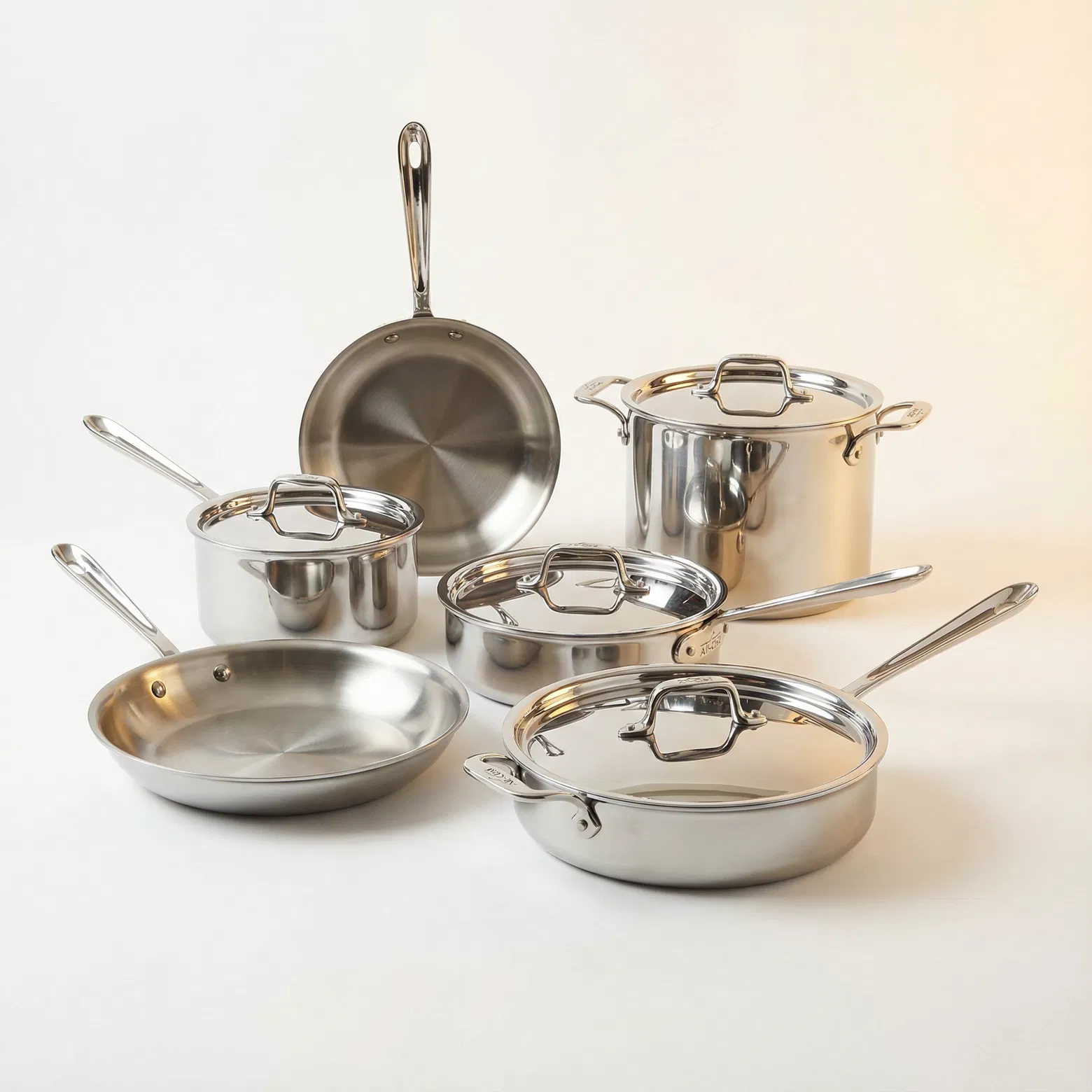 All-Clad D3 Stainless Steel 10-Piece Cookware Set