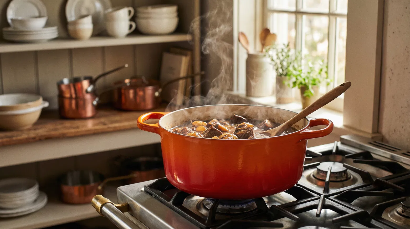 Le Creuset Enameled Cast Iron Signature Round Dutch Oven, 5.5 qt 3