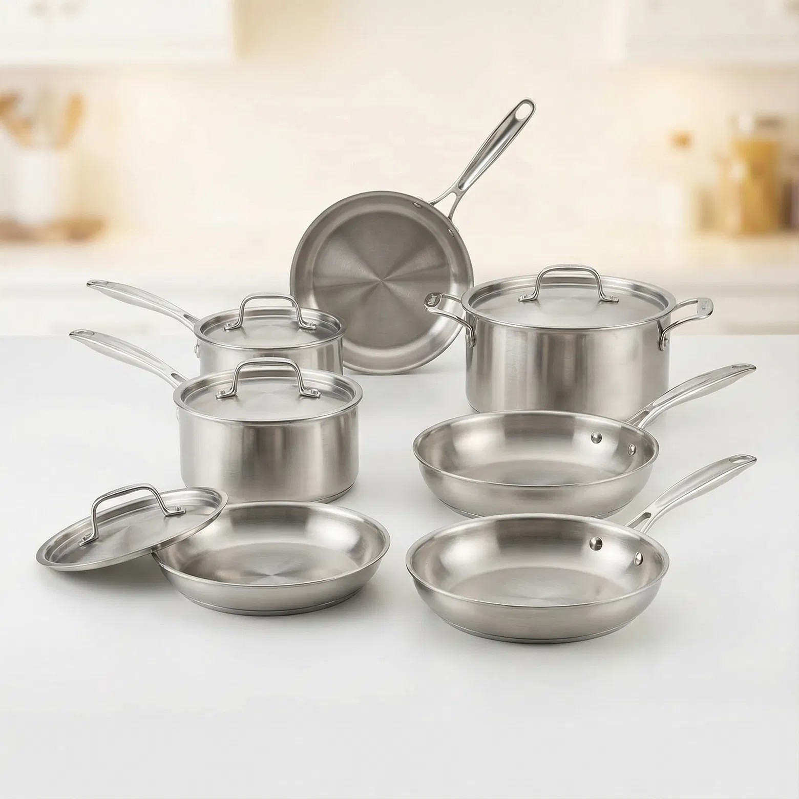 Cuisinart MCP-12N Multiclad Pro Stainless Steel 12-Piece Cookware Set