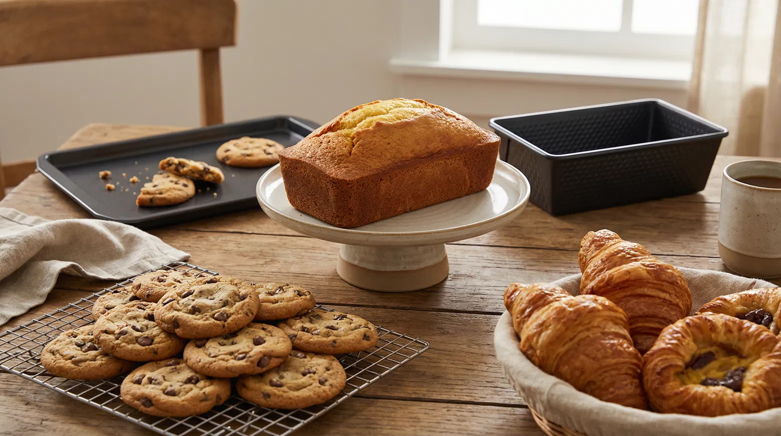 Rachael Ray Nonstick Bakeware Set with Grips, 10-Piece 4