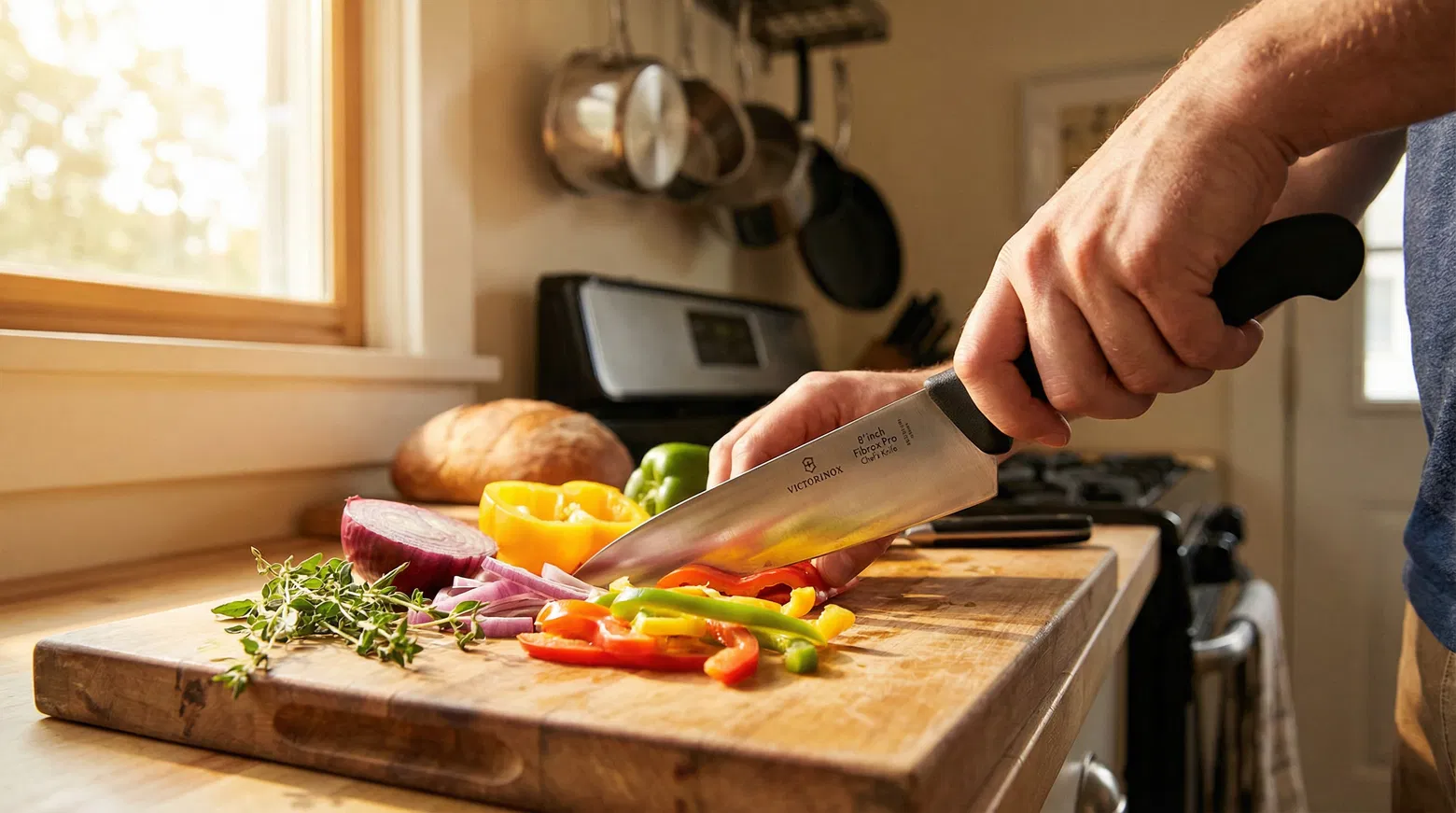 Victorinox 8 Inch Fibrox Pro Chef's Knife 3