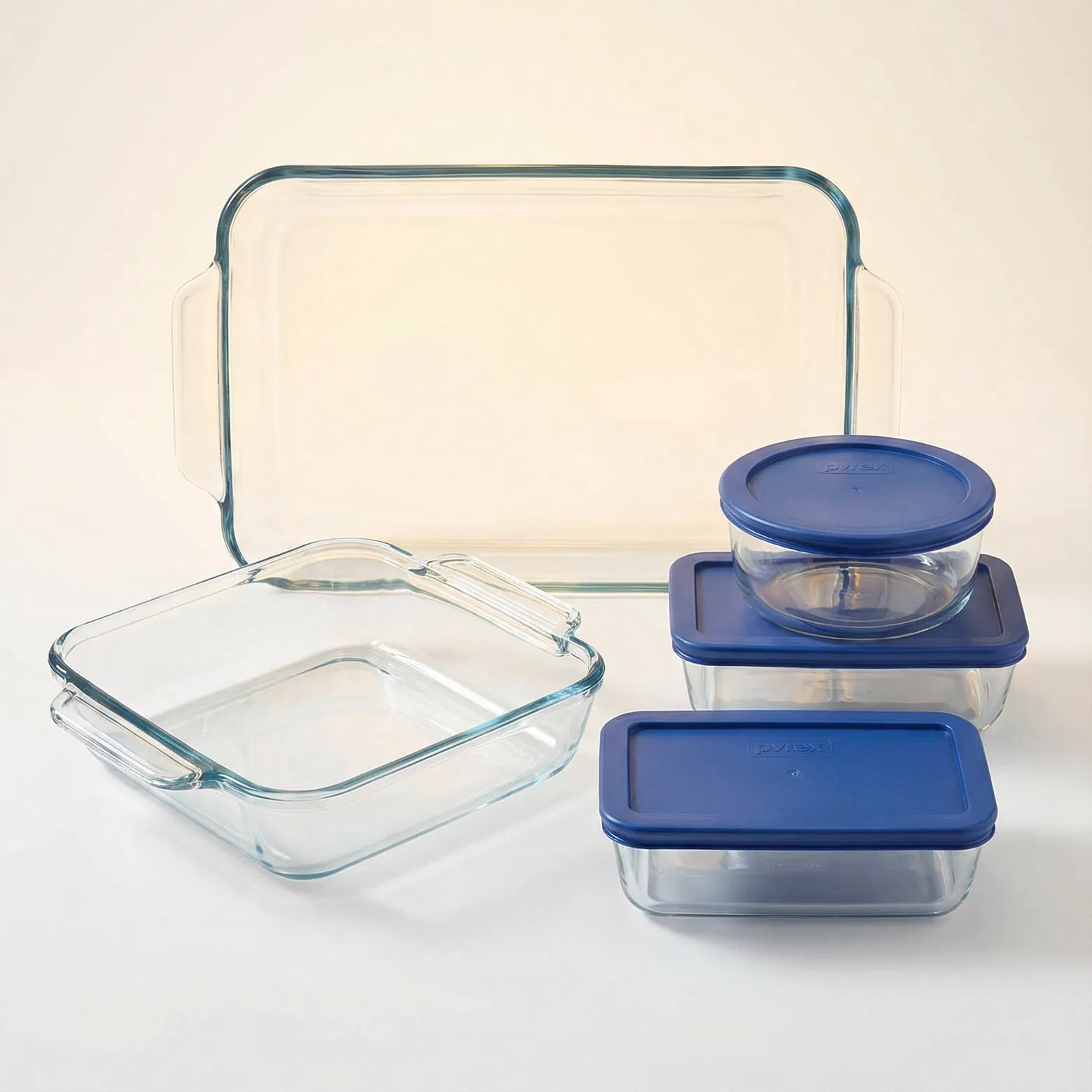 Pyrex Easy Grab Glass Bakeware and Food Storage Set (8-Piece)