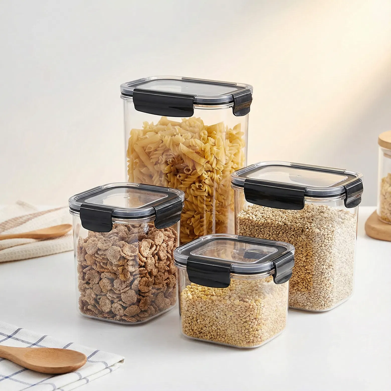 Vtopmart Airtight Food Storage Containers Set, 4 Pieces