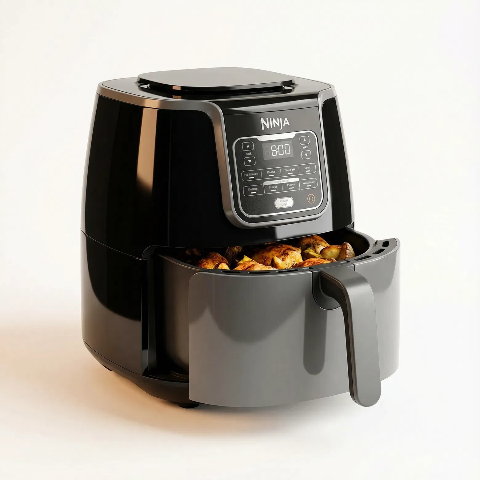 Ninja AF101 Air Fryer, 4 Qt, Black/Gray