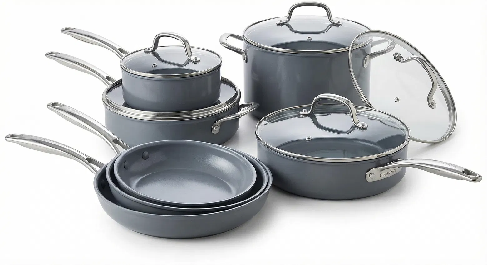 GreenPan Lima 12pc Ceramic Nonstick Cookware Set