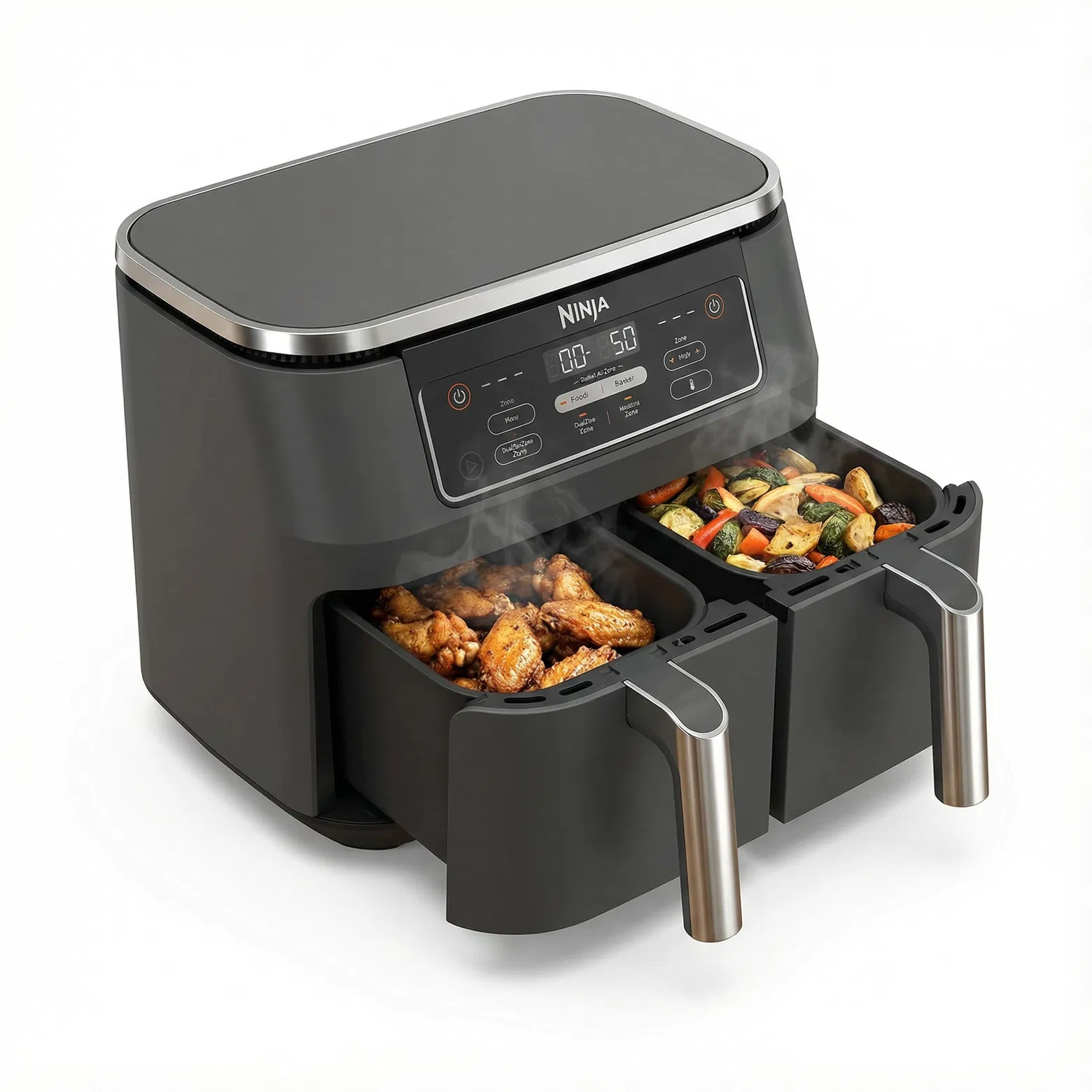 Ninja DZ401 Foodi 10 Quart 6-in-1 DualZone XL 2-Basket Air Fryer